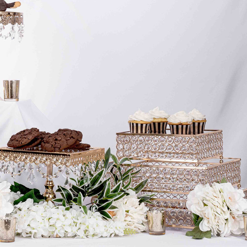Rectangular Cake Stand Set - Set of 3 lifestyle