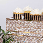 Rectangular Cake Stand Set - Set of 3 closeup