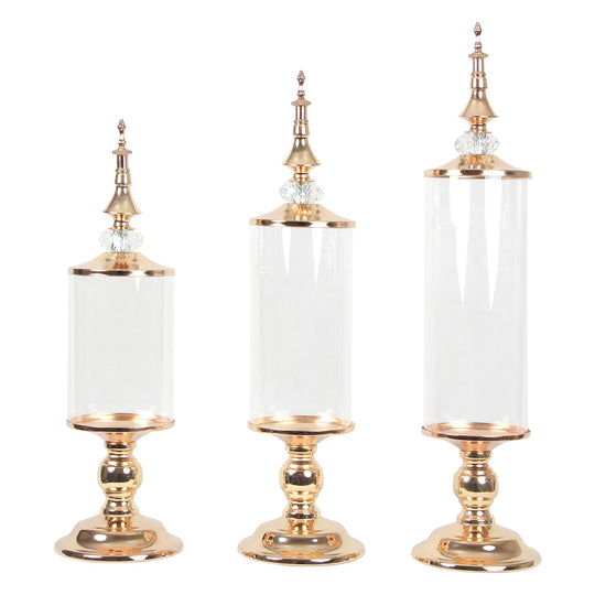 Olive Candy Jar Set - Gold