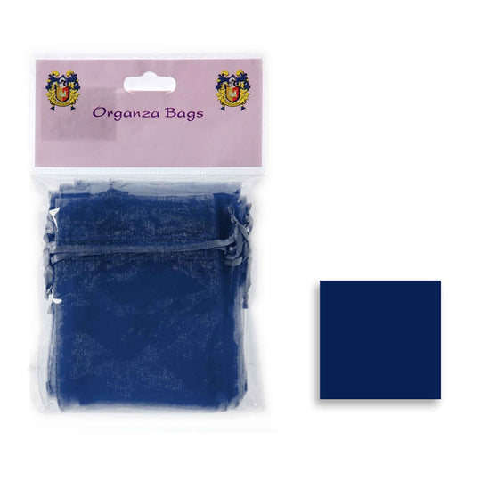Extra Small Organza Bag - Navy Blue