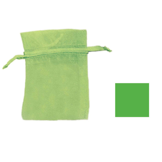 Medium Organza Bag - Apple Green