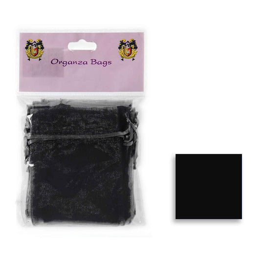 Medium Organza Bag - Black