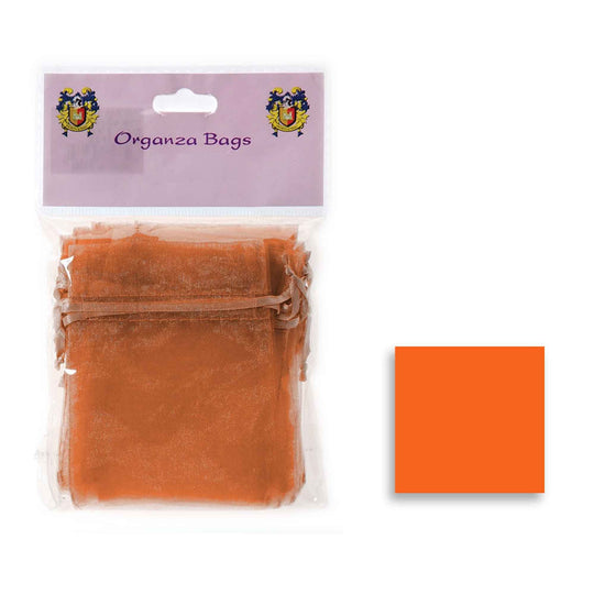 Medium Organza Bag - Orange