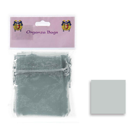 Medium Organza Bag - Silver