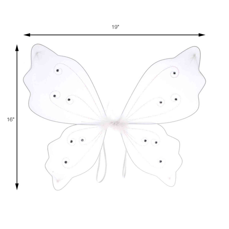 Nylon Butterfly Wings - Measurements