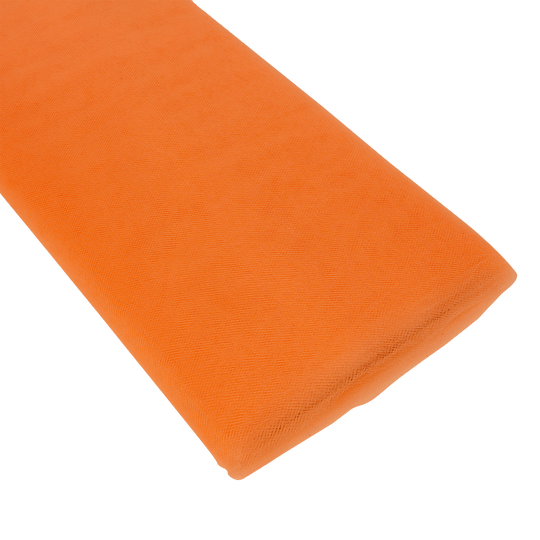 Fabric Tulle Bolt 54"W x 40 Yards L (120 ft) - Orange