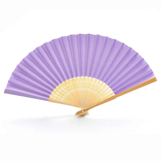 Paper Hand Fan - Lavender