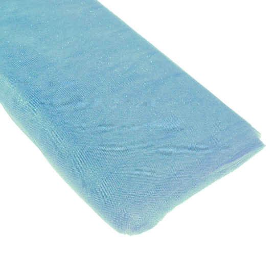 Glitter Tulle Bolt 54" x 10 yards - Blue