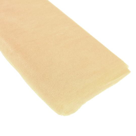 Glitter Tulle Bolt 54" x 10 yards - Ivory
