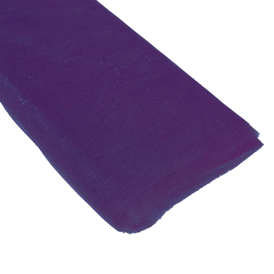 Glitter Tulle Bolt 54" x 10 yards - Purple