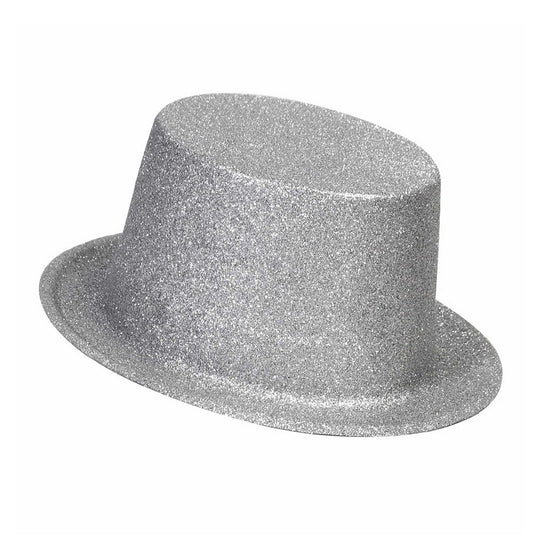 Glitter Party Hat - Silver