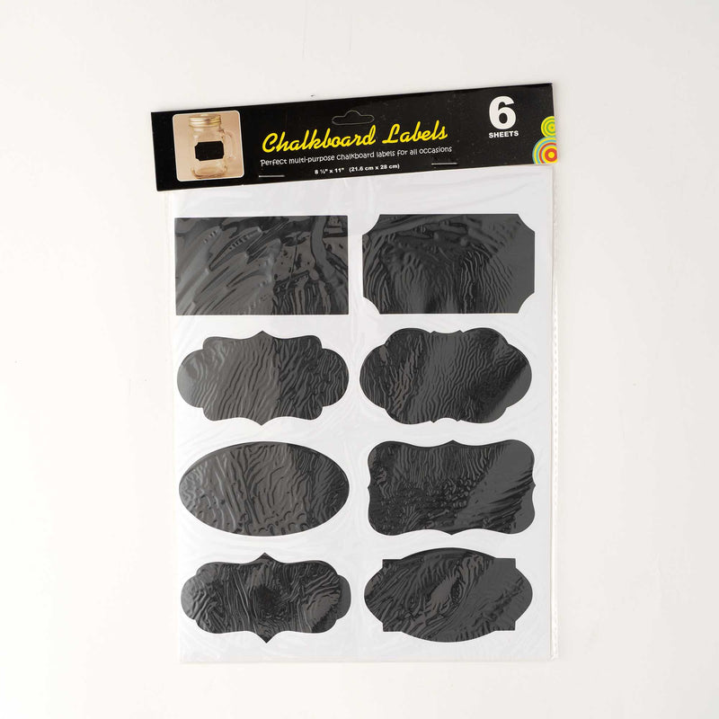 Chalkboard Stickers - Events and Crafts