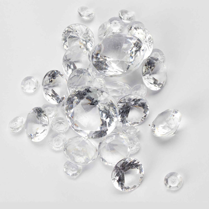 Assorted Clear Acrylic Jewels - Events and Crafts-Events and Crafts