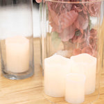 LED 3.5 Inch Pillar Candle Pack of 12 - Events and Crafts-Events and Crafts