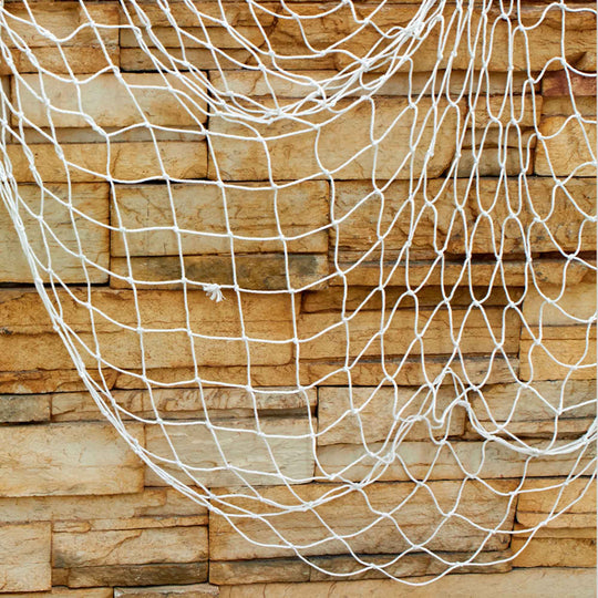 Nautical Fishing Net Decoration - White