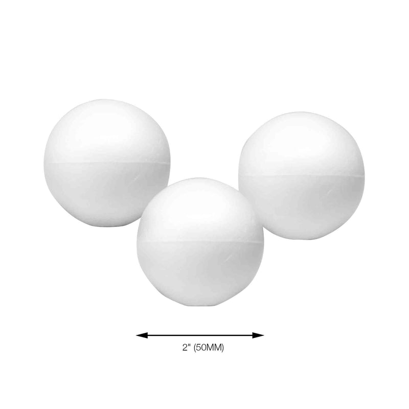 Styrofoam Balls - Measurements