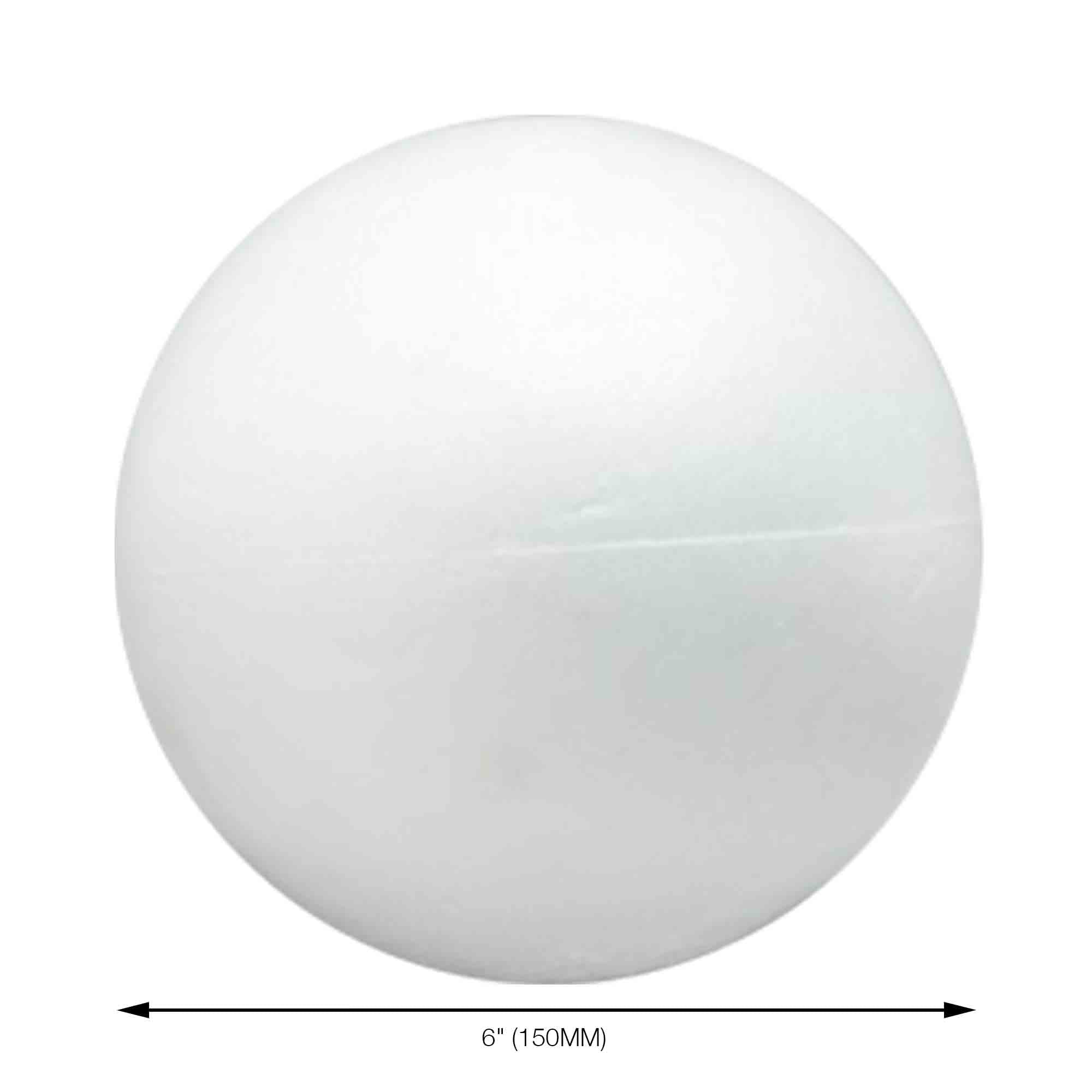 Events and Crafts  Styrofoam Balls 6 Inch