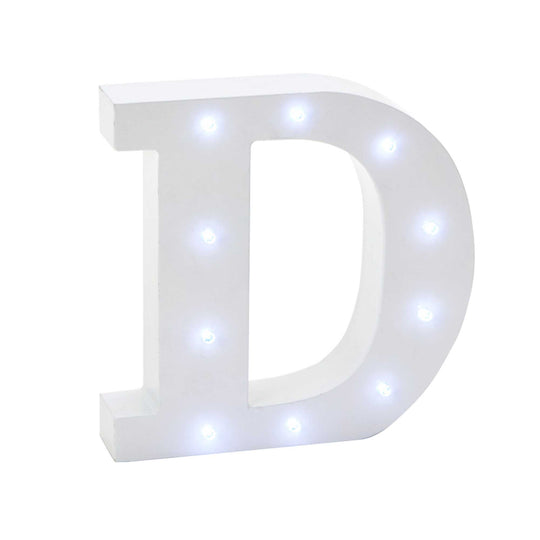 Vintage LED Marquee Letter D