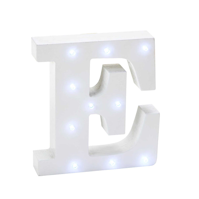 Vintage LED Marquee Letter E - Events and Crafts