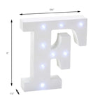 Vintage LED Marquee Letter F - Events and Crafts
