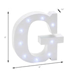 Vintage LED Marquee Letter G - Events and Crafts