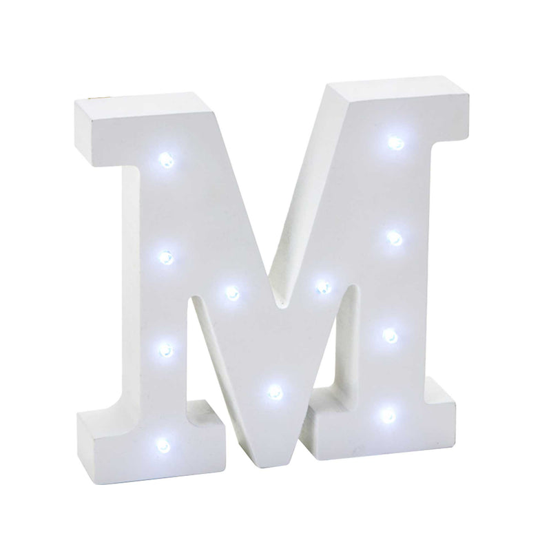 Vintage LED Marquee Letter M - Events and Crafts