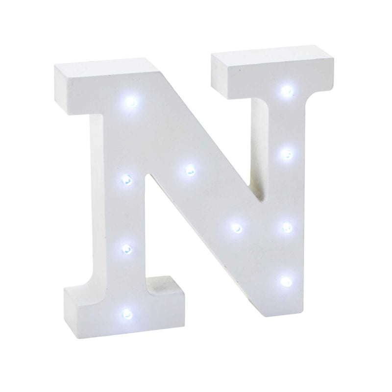 Vintage LED Marquee Letter N - Events and Crafts