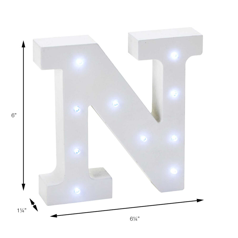 Vintage LED Marquee Letter N - Events and Crafts