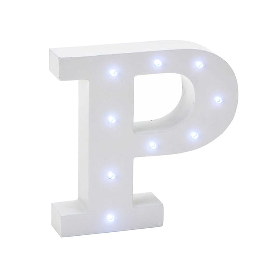 Vintage LED Marquee Letter P
