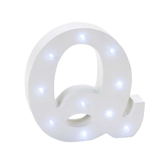 Vintage LED Marquee Letter Q