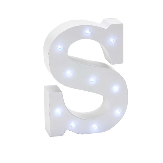 Vintage LED Marquee Letter S