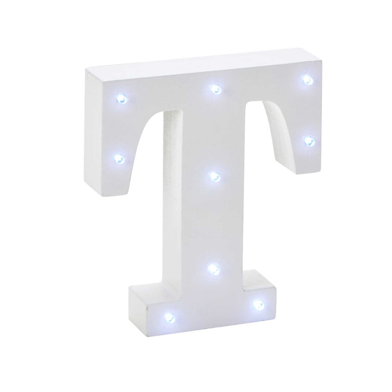 Vintage LED Marquee Letter T - Events and Crafts