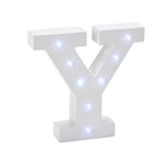 Vintage LED Marquee Letter Y - Events and Crafts