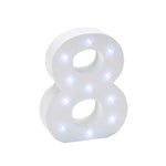 Vintage LED Marquee Number 8 - Events and Crafts
