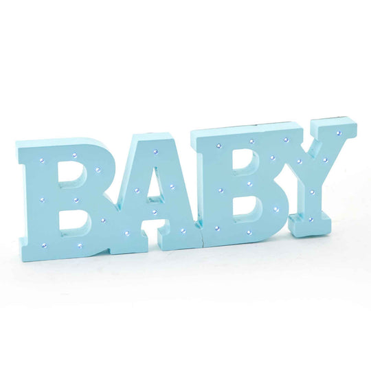 Marquee Baby Sign - Blue