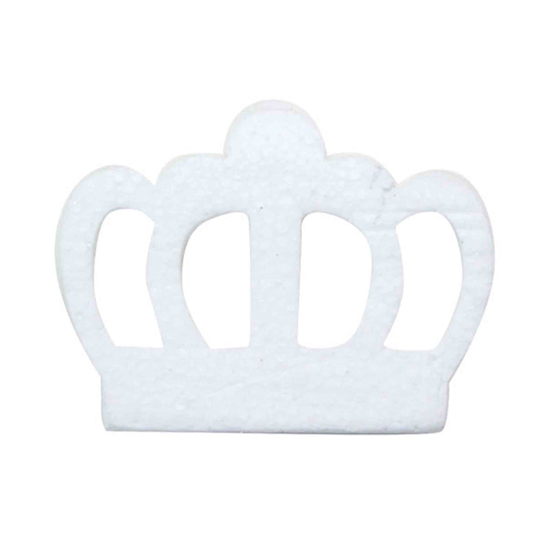 Styrofoam Crown- White