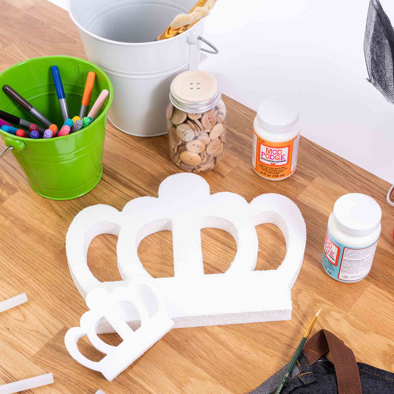 Styrofoam Crown - small and large