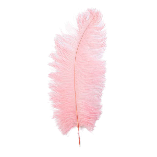 14 Inch Ostrich Feather - Blush