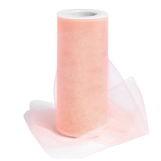 Large Tulle Roll-Blush