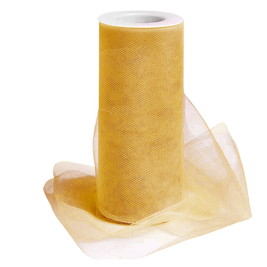 Large Tulle Roll-Gold
