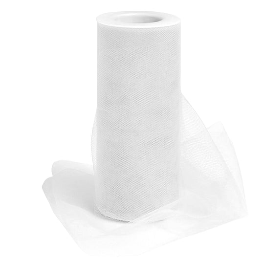 Large Tulle Roll-White