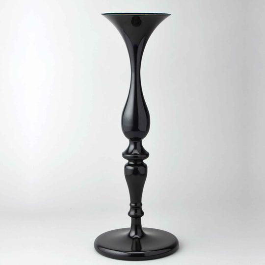 Mermaid Floral Riser 23.75" - Black