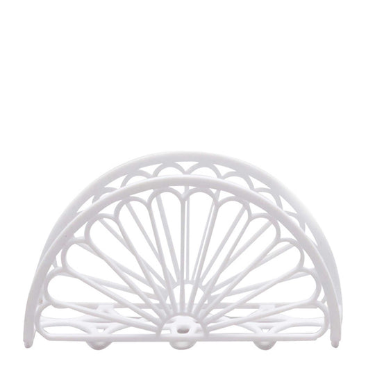 Napkin Holder - Fan - White