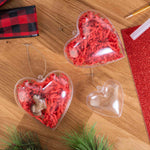 Plastic Fillable Heart Ornament - Craft