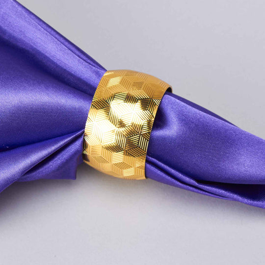 Serena Napkin Rings Gold