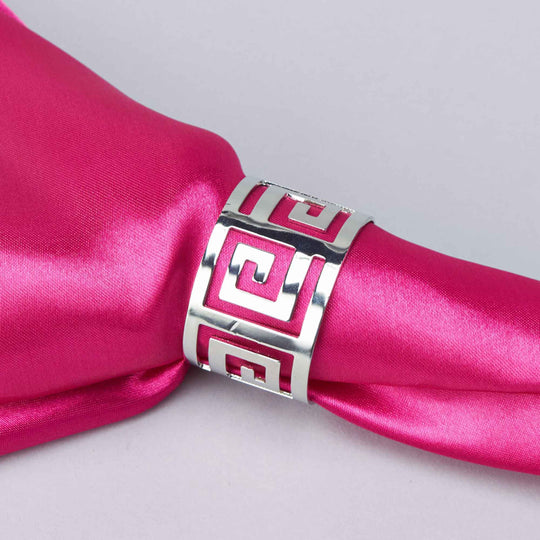 Modern Napkin Rings Silver
