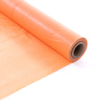 Table Cover Roll 40" Wide - Orange unrolled