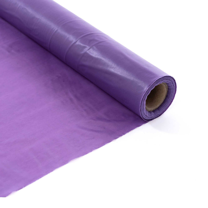Table Cover Roll 40" Wide - Purple unrolled