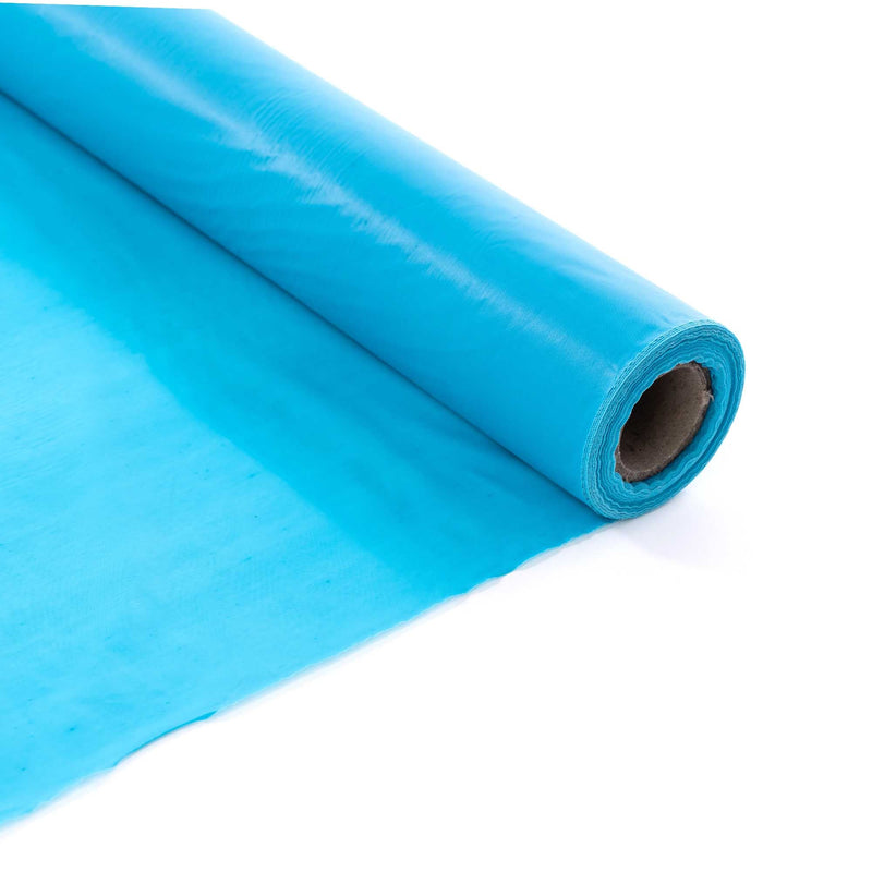 Table Cover Roll 40" Wide - Turquoise Unrolled