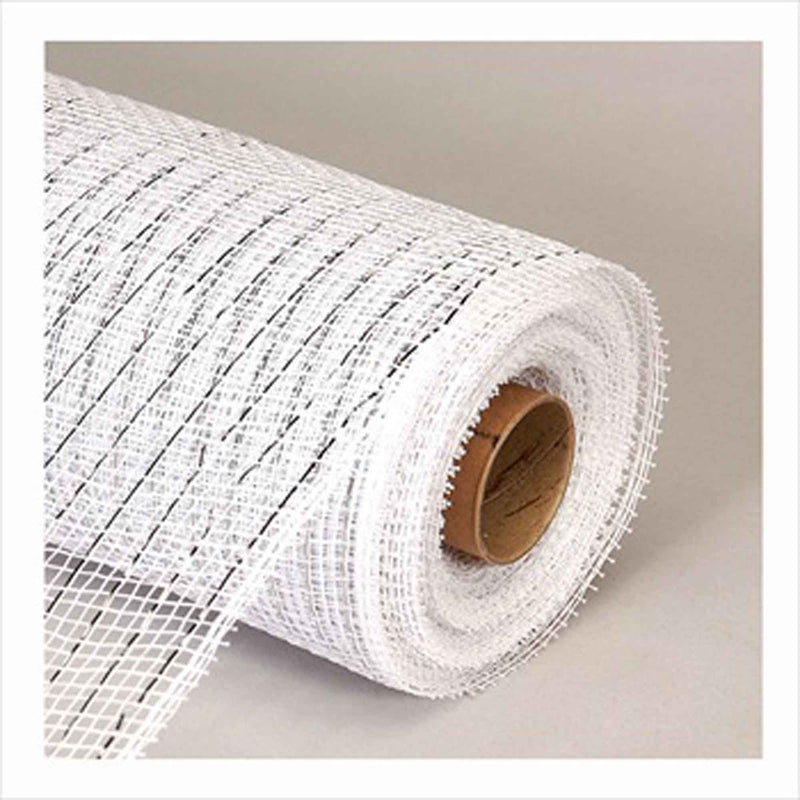 Deco Metallic Stripe Mesh Rolls - Events and Crafts-Events and Crafts